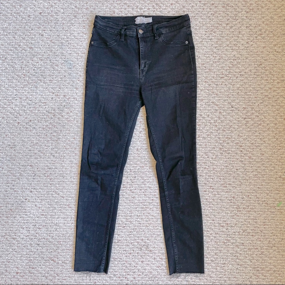 Free People Dark Wash Skinny Jeans